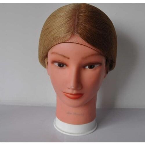 Whole sale 5mm nylon hair nets invisible 20inch brown color beard cover snood 1000pcs/bag