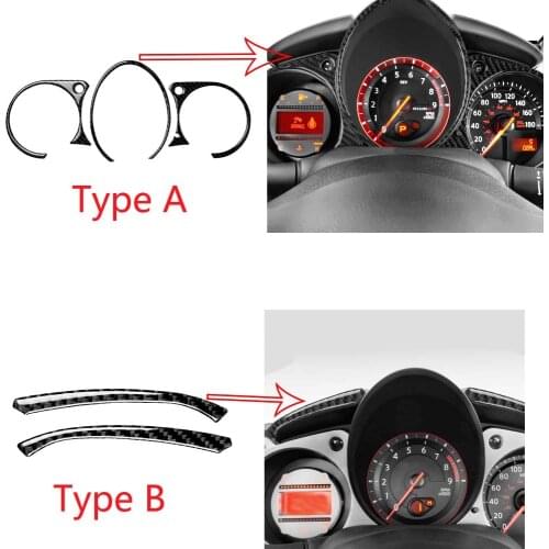 Carbon Fiber Dashboard Instrument Panel Moulding Sticker Cover for 370Z Z34 09