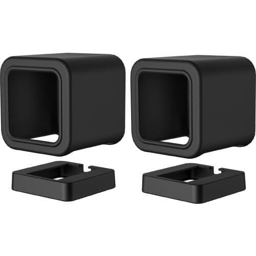 Silicone Cover Protective Case Wall Mount Bracket with Wall Mount Base Holder Compatible with Wyze Cam V3