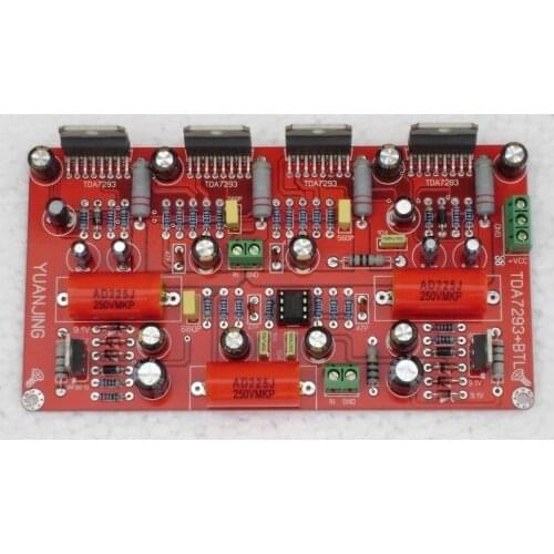 TDA7293 parallel + BTL amplifier board ,350W Mono Power Amplifier board,Using original TDA7293 and NE5532