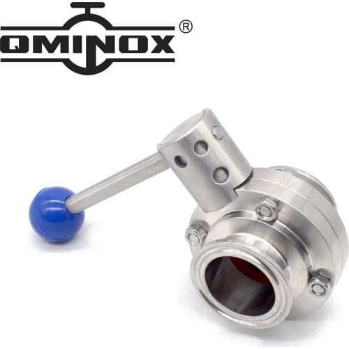 1.5" 2" inch 50.5mm 64mm Tri Clamp Clover Butterfly Valve Pull Handle Stainless Steel Sanitary SS 304 Homebrew Beer Dairy