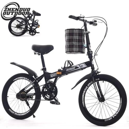 Bicycle 20 inch folding bike super light portable mini mini student adult walking pedal cycling fast Delivery