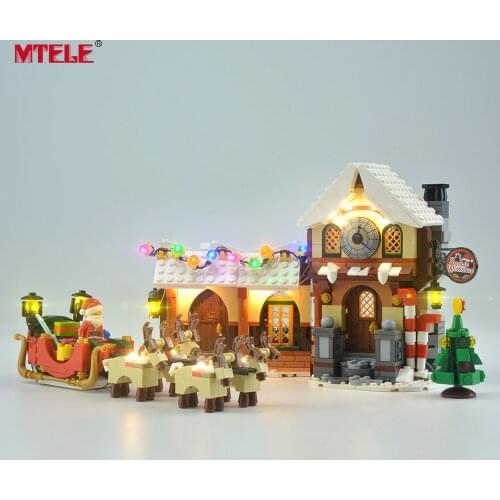 MTELE Brand LED Light Up Kit For 10245 Santas Workshops (Not Include The Model)