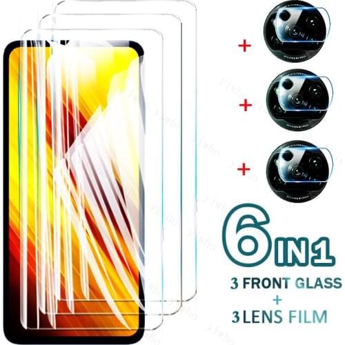 Full Cover Tempered Glass for Xiaomi Poco X3 NFC Screen Protector Phone Case Camera Glass on Pocophone Pocco Poxo X3nfc X 3