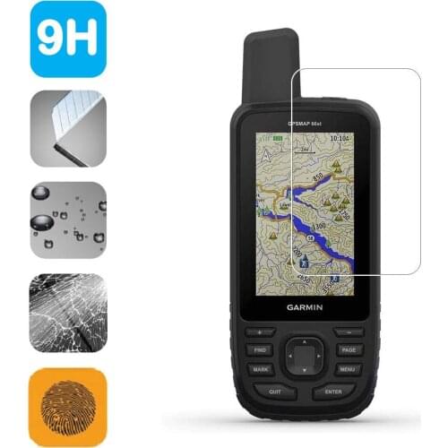 9H Tempered Glass Screen Protector Shield Film for Garmin GPSMAP 66 66s 66st 66i Hiking Handheld GPS Accessories