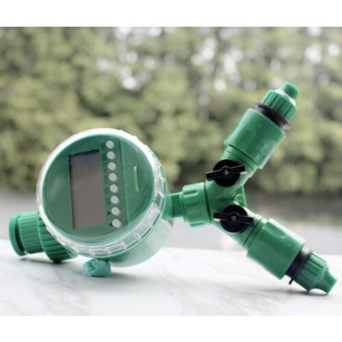 LCD Waterproof Automatic Electronic Garden Water Timer Solenoid Valve Garden Irrigation Sprinkler Control Watering System C106