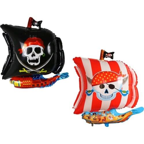 10/30/50pcs Boat Foil Helium Balloons Birthday Theme Party Halloween Party Decaration Mylar Air Globos Kids Classic Toy Balloon