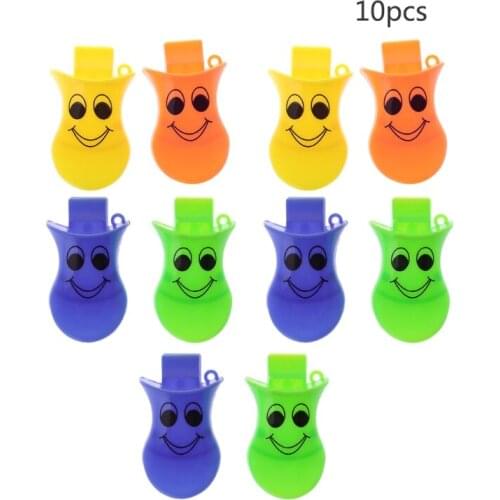 10Pcs Plastic Duck Quacker Whistles Party Favour Bag Filler Children Kids Toys