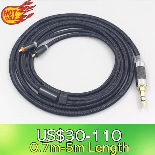 2.5mm XLR 4.4mm Super Soft Headphone Nylon OFC Cable For UE Live UE6Pro Lighting SUPERBAX IPX Earphone LN007550