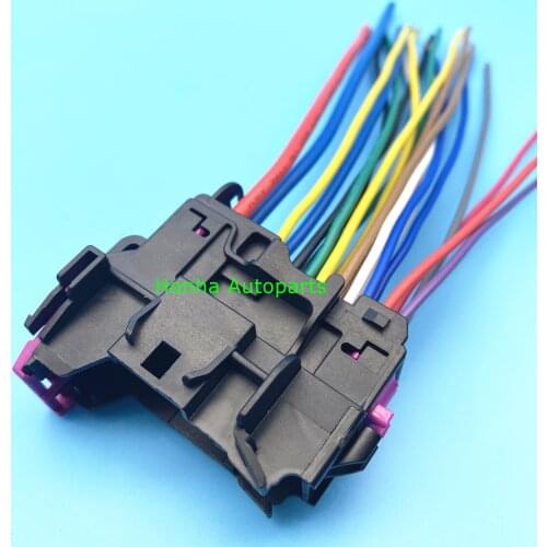 20 Pin Male Door Connector Plug With Wire Harness Cable For Audi A4 A6L A3 A8 Q7 Q3 Q5 8E0 972 702 8E0 972 701