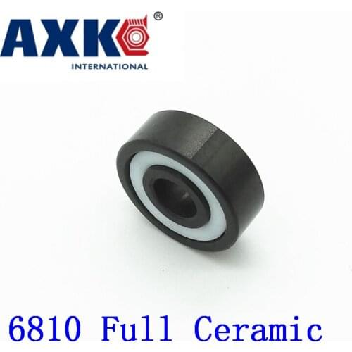 2019 Sale Rolamentos Axk 6810 Full Ceramic Bearing ( 1 Pc ) 50*65*7 Mm Si3n4 Material 6810ce All Silicon Nitride Ball Bearings