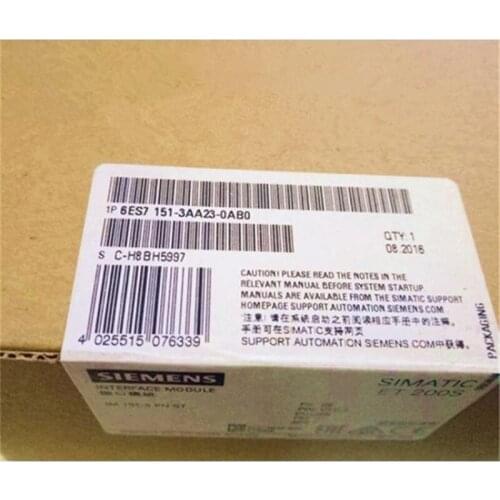 6ES7151-3AA23-0AB0 Siemens IM151-3PN interface module 6ES7151-3AA23-OABO