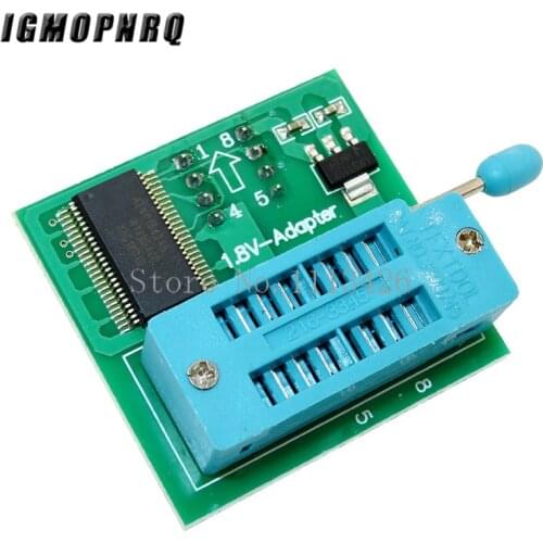 1.8V adapter for Iphone or motherboard 1.8V SPI Flash SOP8 DIP8 W25 MX25 use on programmers TL866CS TL866A EZP2010 EZP2013 CH341