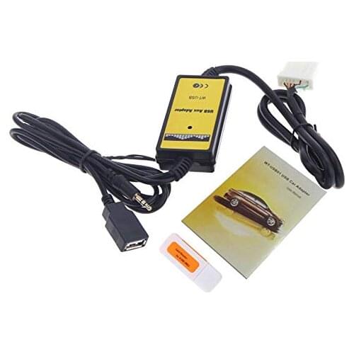Auto Car USB Aux-in Adapter MP3 Player Radio Interface for Mazda 323/3/5/CX7/MX5/MPV/Miata