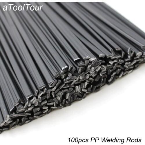 100Pcs 20cm Polypropylene Welding Rod Car Bumper Repair PP Plastic Electrodes Air Hot Welder Gun Stick Kit Hand Tool Welding