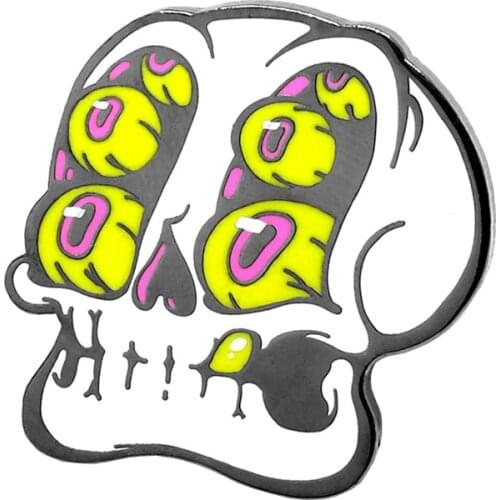 Skull Enamel pin badge