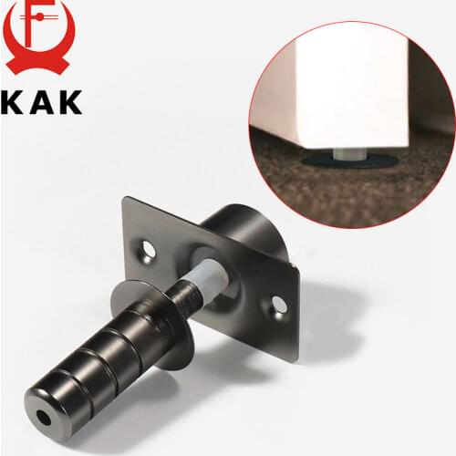 KAK Brass Door Stops Heavy Duty Door Holder Magnetic Invisible Door Stopper Catch Hidden Stainless Steel Door Stop Hardware