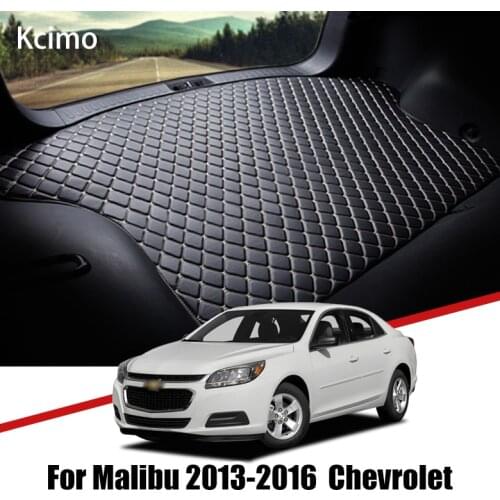 Leather Car Trunk Mat Liner Pad Cargo Pad Carpet For Chevrolet Malibu Limited 2013 2014 2015 2016 Holden Trunk Boot Mat Liner