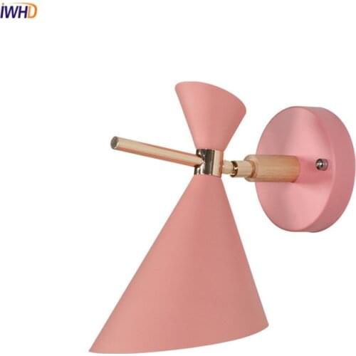 Creative Macaron LED Wall Lamps Modern Nordic Wall Lights Wandlamp Bedside Bedroom Light Fixtures For Home Decoration Restaurant