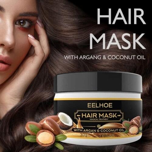 Hair Mask Deep Conditioning Hair Mask Nourish curly hair products coconut oil Hair care Dry Damaged Hair Hair tonic 30ml
