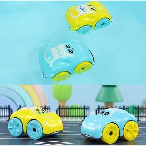 Cartoon Chain Clockwork Car Baby Bath Toys Land Car Toy for Kids Cute Duck Water Play Toys Infant Bathroom Early Education Gifts