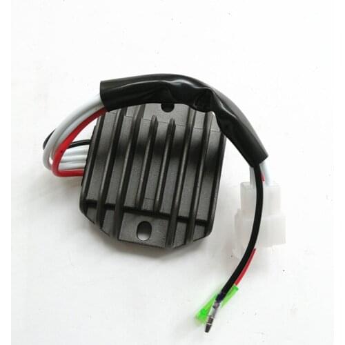 New Motorcycle Voltage Regulator Rectifier For Yamaha YFM 400 Big Bear 2000-2001 Kodiak 95-1999 High Quality Metal DC 12V Black