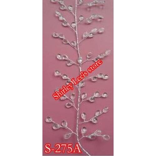 Wholesale---24pcs X 4' Clear Beaded Jewel Garland,Acrylic Jewel Garland(S-275A) *FREE SHIPPING BY EMS