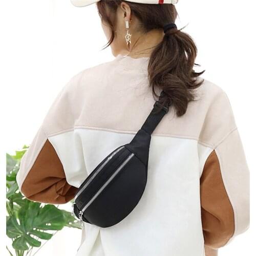 Fanny Pack For Women Waterproof Oxford Zipper Waist Bags Ladies Fashion Bum Bag Travel Crossbody Chest Bags Unisex Hip Bag