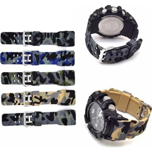Resin Strap for Casio G-Shock GG-1000 GWG-100 GSG-100 Men Sport Watch Waterproof Rubber Watchband Bracelet Wristband Belt