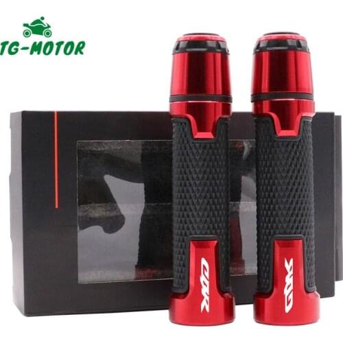 TG-Motor With CBR logo Universal Motorcycle Handlebar Handle Grips Bar Ends Slider For Honda CBR600RR 2003-2018 2019 2020 2021