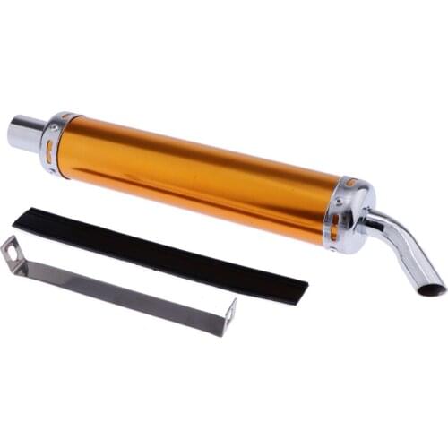 Universal ATV Motorcycle Modified Exhaust Silencer Aluminum 28mm