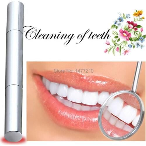 1 pc Silvery White Bleach Stain Eraser Teeth Whitening Pen Tooth Gel Product Dental Pencil Whitener Remover Dentist Tooth Care