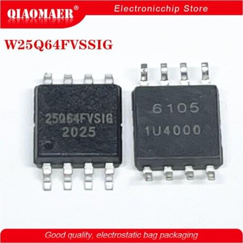 10pcs/lot W25Q64FVSSIG W25Q64FVSIG 25Q64FVSSIG 25Q64FVSIG 25Q64FVS1G W25Q64 25Q64 SOP8 Brand new original IC