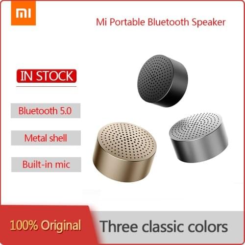100% Original Xiaomi Mi Bluetooth Speaker Stereo Portable Bluetooth 5.0 Wireless Speakers Mini Mp3 Player Music Hands-free Calls