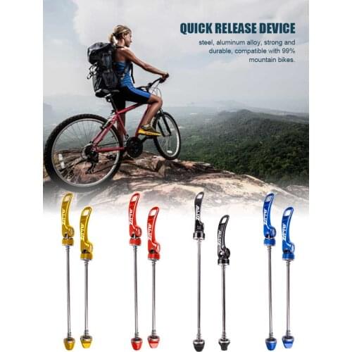 2PCS Quick Release Levers Durable Rods For Mountain Bike Steel Core Quick Release Rod Bicycle Accessories