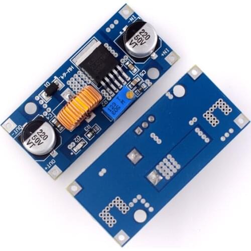 5A DC-DC XL4015 4-38V to 1.25-36V 24V 12V 9V 5V Step Down Adjustable Power Supply Module LED Lithium Charger With Heat Sink