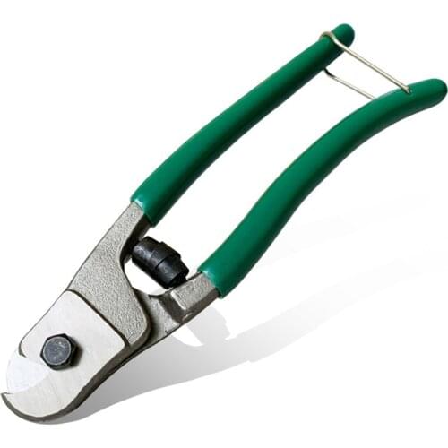 8 Inch Heavy Duty Wire Rope Cable Cutter, Alloy Steel, Quenching Treatment, Hand Operation Steel Cable Cutter for Cutting 0-6mm