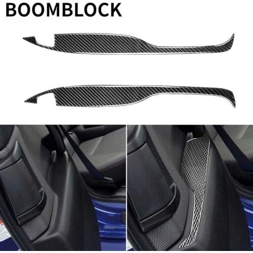For Mazda RX-8 RX8 SE3P JM1FE 2004 2005 2006 2007 2008 Accessories Rear Door Panel Armrest Trim Carbon Fiber Interior Sticker