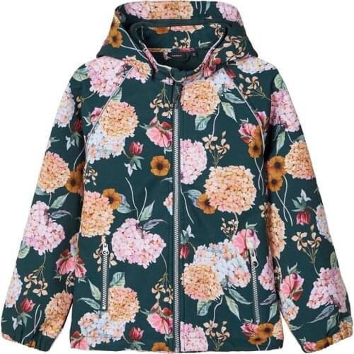 Children/Kids/Girls Autumn/Spring Softshell floral Jacket, Fall Clothes, Spring clothes, size 80 to 146 (12M to 11Y)