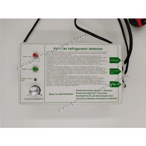 English Version Inverter Refrigerator Compressor Detector Tester Refrigerator Repair Tool Pulse Solenoid Valve Detection
