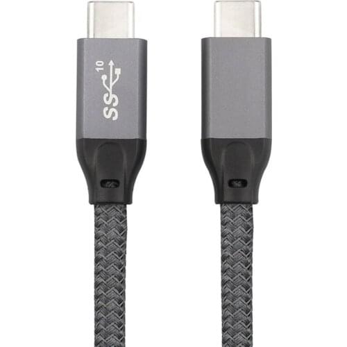 Xiwai USB-C USB 3.1 Type C Gen2 Male to Male Data Video 100W Cable with E-marker 10Gbps for Tablet & Phone & Laptop