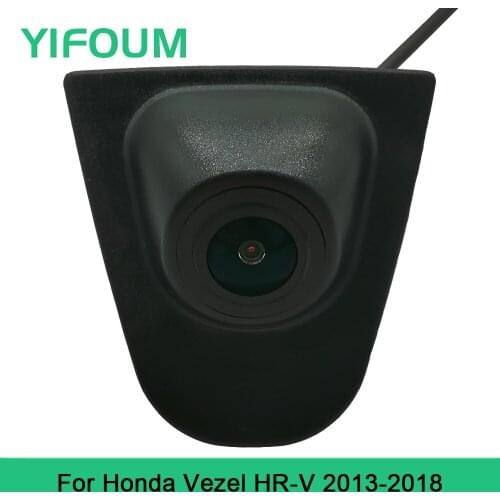 YIFOUM HD CCD Car Front View Parking Night Vision Positive Waterproof Logo Camera For Honda Vezel HR-V 2013 2014 2015 2016-2018