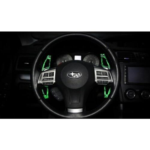 Forged Fiber Night Light Steering Wheel Shift Paddle For Subaru XV Forester LEGACY Outback