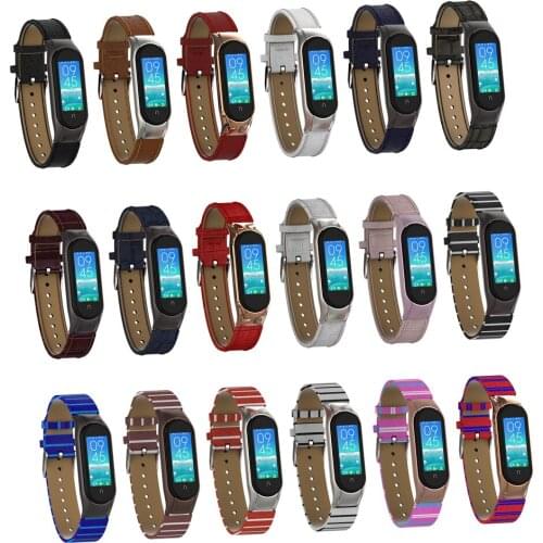 Leather Band for Mi Band 5 Strap Bracelet Genuine Leather Wrist Strap for Mi Band 5 NFC Pulseira Miband 5 Wristbands Accessories