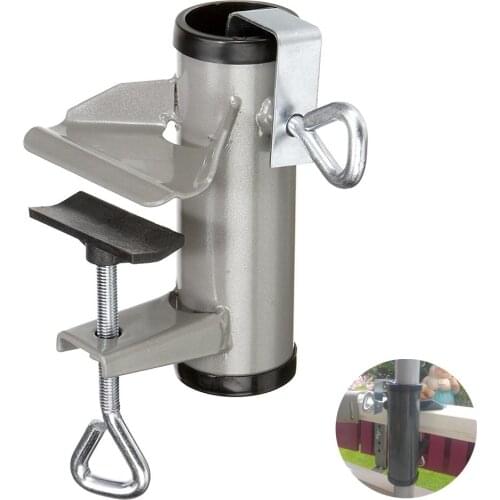 Patio Parasol Holder Not Easy to Rust Outdoor Garden Balcony Umbrella Fixing Clip Bracket