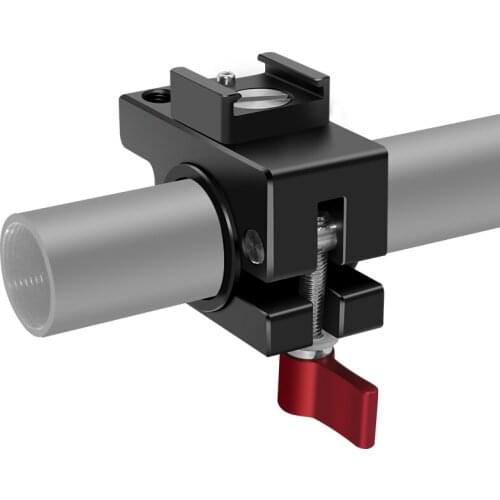 25mm Cold Shoe Pipe Clamp Flash SLR Accessories Photography Bracket Crossbar Clip for DJI Rominm/MOZA/Zhiyun Crane 2