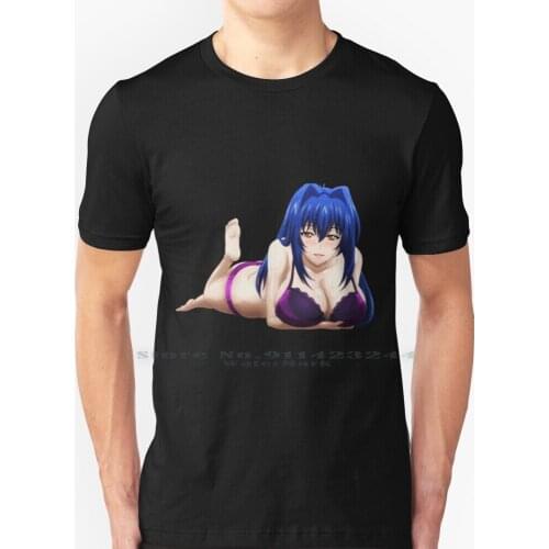 Maken - Ki! - Nijou Aki Lying T Shirt 100% Pure Cotton Maken Ki Nijou Aki Hentai Boob Sempai Manga Tokyo Kawaii Anime