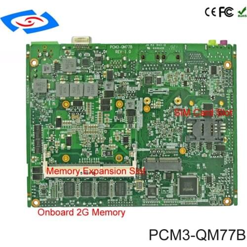 High Quality Embedded Dual-core Industrial Main Board Motherboard With Intel QM77 i5-2430M GHz Control Board
