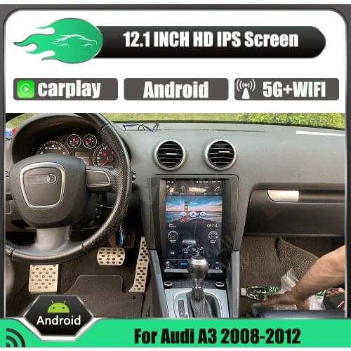 12.1 inch Android 128G Radio Touch screen Multimedia DVD Player For Audi A3 2008-2012 GPS Navigation Car Stereo reciever