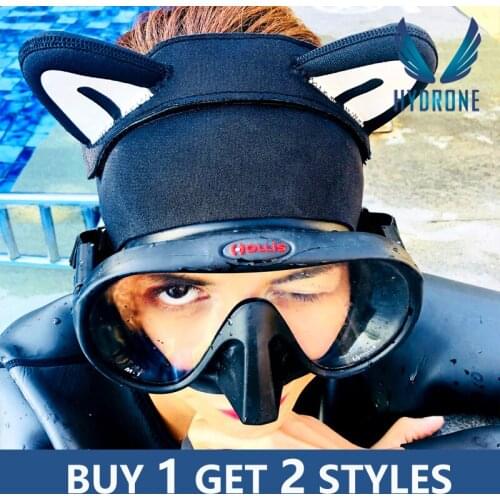 HYDRONE Style Change 2MM Neoprene Diving Hairband Hairlace Hood Hat Cap Cartoon Animal Design Scuba Diving Freediving Snorkeling
